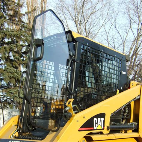 cat skid steer door guard|cat skid steer doors.